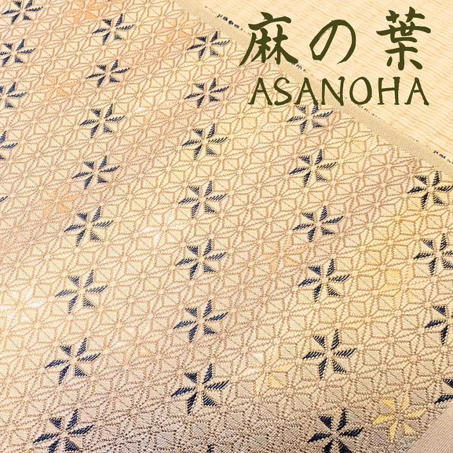 金襴藝術掛畫/麻葉紋(300*300*20)