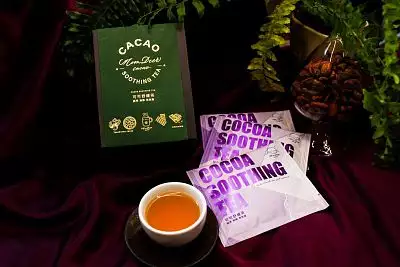 可可舒緩茶包盒(沖泡飲)