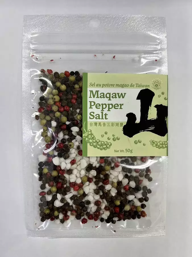 台灣馬告三彩湖鹽（純素） Maqaw Pepper Salt