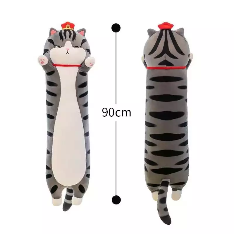 吾皇貓長抱枕大－PP棉90cm