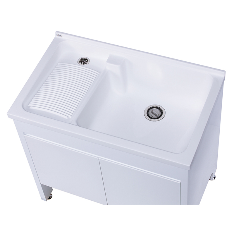 【育宏】U-390-固定式洗衣板洗衣台(單水槽含配件)-90cm-本商品不含安裝