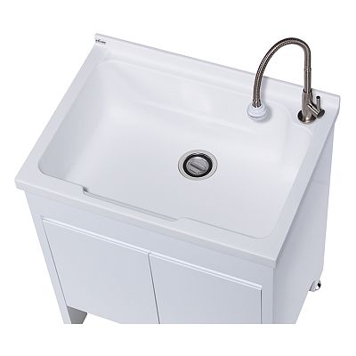 【育宏】U-570-活動式洗衣板洗衣台(單水槽含配件)-70cm-本商品不含安裝