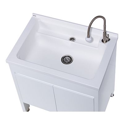 【育宏】U-580-活動式洗衣板洗衣台(單水槽含配件)-80cm-本商品不含安裝
