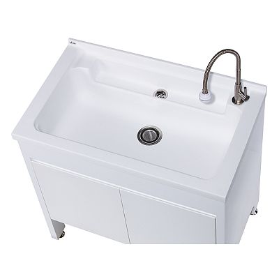 【育宏】U-590-活動式洗衣板洗衣台(單水槽含配件)-90cm-本商品不含安裝