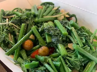黃豆醬炒水蓮