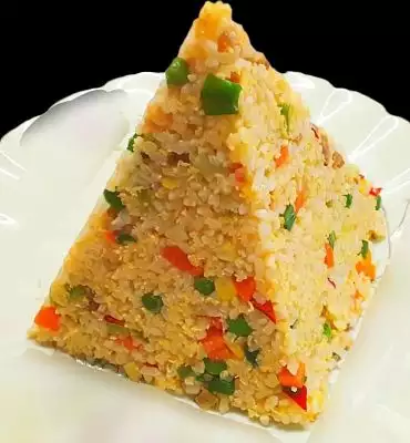 素蔬菜炒飯|Vegetarian Vegetable fried rice|菜食野菜チャーハン|채식야채볶음밥