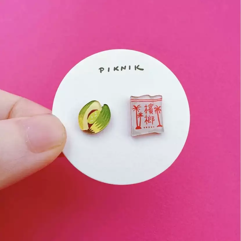日日野餐台灣系列 別針