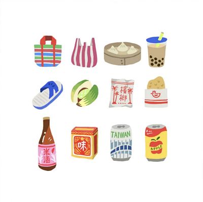 日日野餐台灣系列 耳夾