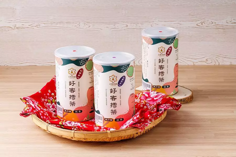 古風茶創-好客擂茶-花青紫米口味-無添加糖、純天然(罐)