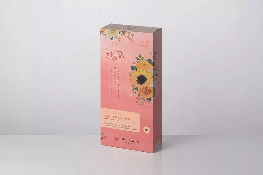 Liu Ji Tea Co-10入禮盒-玫瑰洋甘菊草本舒緩茶