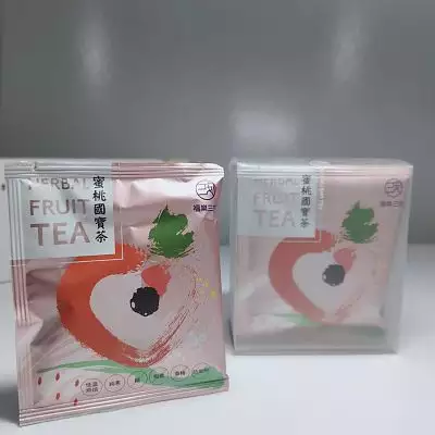 福樂三安-蜜桃國寶茶